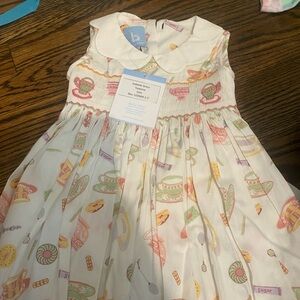 bella bliss new with tags collared dress nwt adorable tea party accents